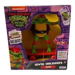 NEW TEENAGE MUTANT NINJA TURTLES Sewer Shredders Skateboard Raphael New